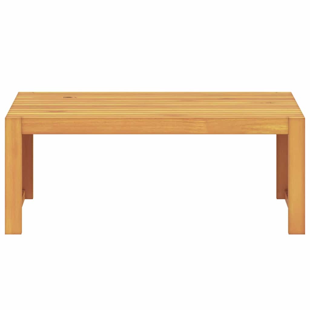 Bijzettafel Olie naturel 90 x 45 x 35 cm Massief Acaciahout