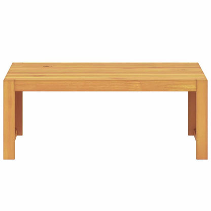 Bijzettafel Olie naturel 90 x 45 x 35 cm Massief Acaciahout