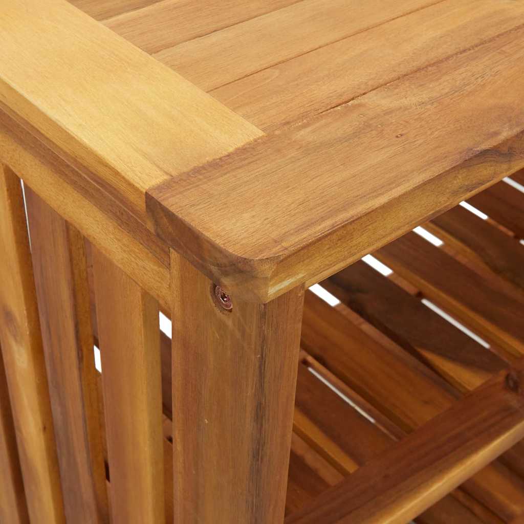 Tuinkast met plank met opslag Bruin 75 x 35 x 70cm Massief acaciahout