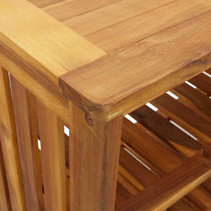 Tuinkast met plank met opslag Bruin 75 x 35 x 70cm Massief acaciahout