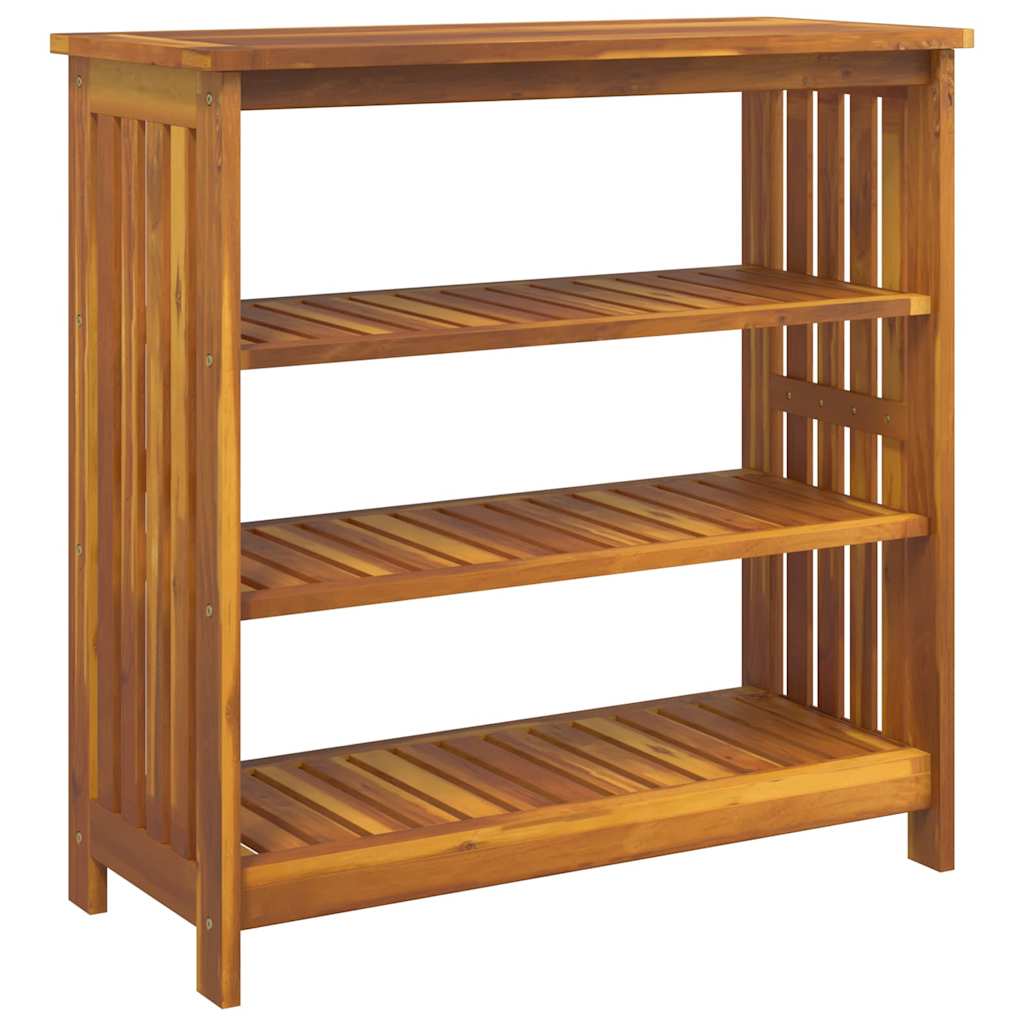 Tuinkast met plank met opslag Bruin 75 x 35 x 70cm Massief acaciahout