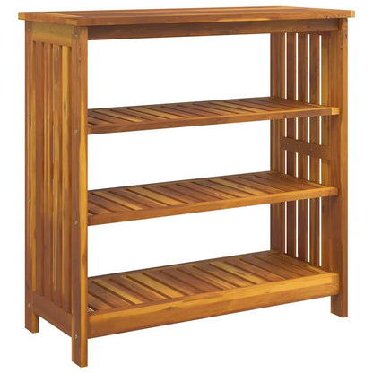 Tuinkast met plank met opslag Bruin 75 x 35 x 70cm Massief acaciahout