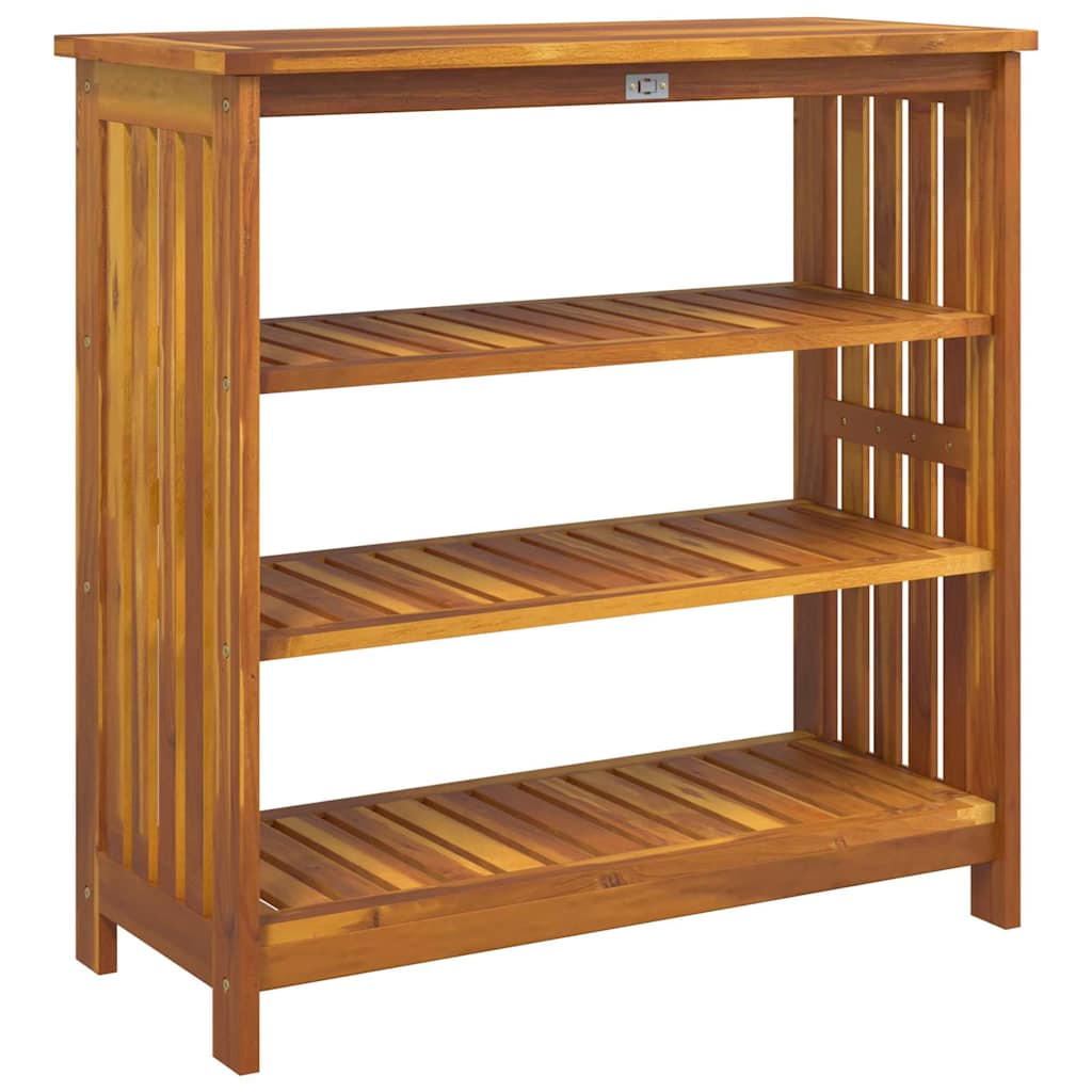 Tuinkast met plank met opslag Bruin 75 x 35 x 70cm Massief acaciahout
