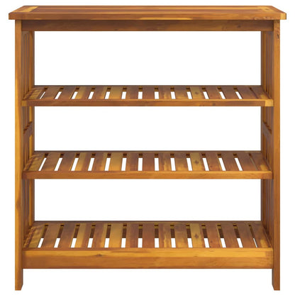 Tuinkast met plank met opslag Bruin 75 x 35 x 70cm Massief acaciahout