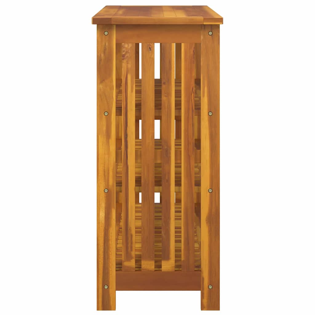 Tuinkast met plank met opslag Bruin 75 x 35 x 70cm Massief acaciahout