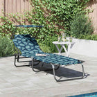 Zonnebed opvouwbaar 190x57x81 cm multikleur