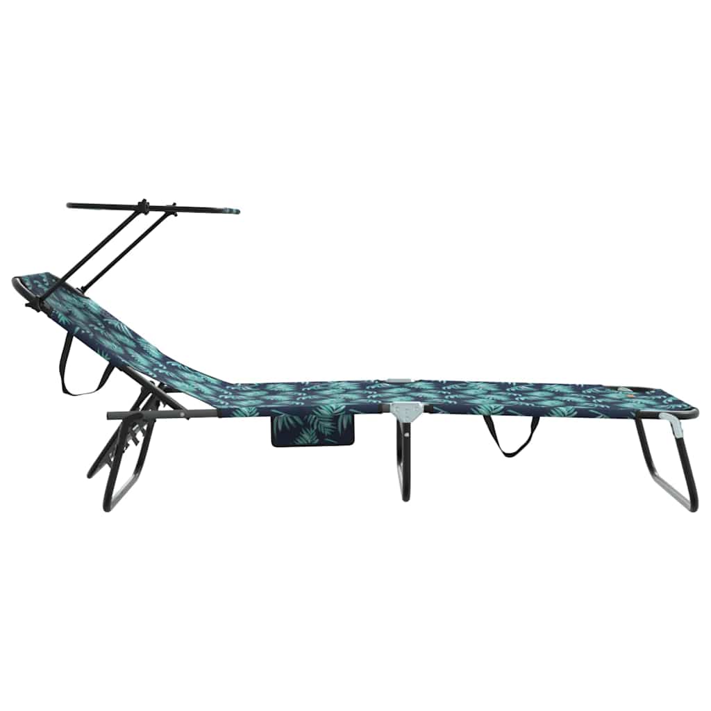 Opvouwbare zonnebed Multikleur 190 x 57 x 81 cm oxford
