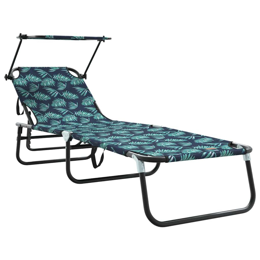 Opvouwbare zonnebed 2 pcs Multikleur 190 x 57 x 81 cm oxford