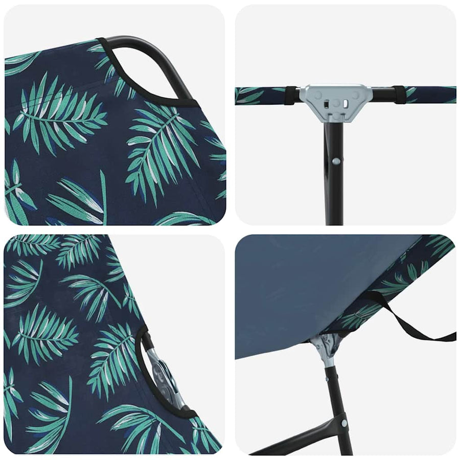 Opvouwbare zonnebed Multikleur 188 x 57 x 86,5 cm Polyester