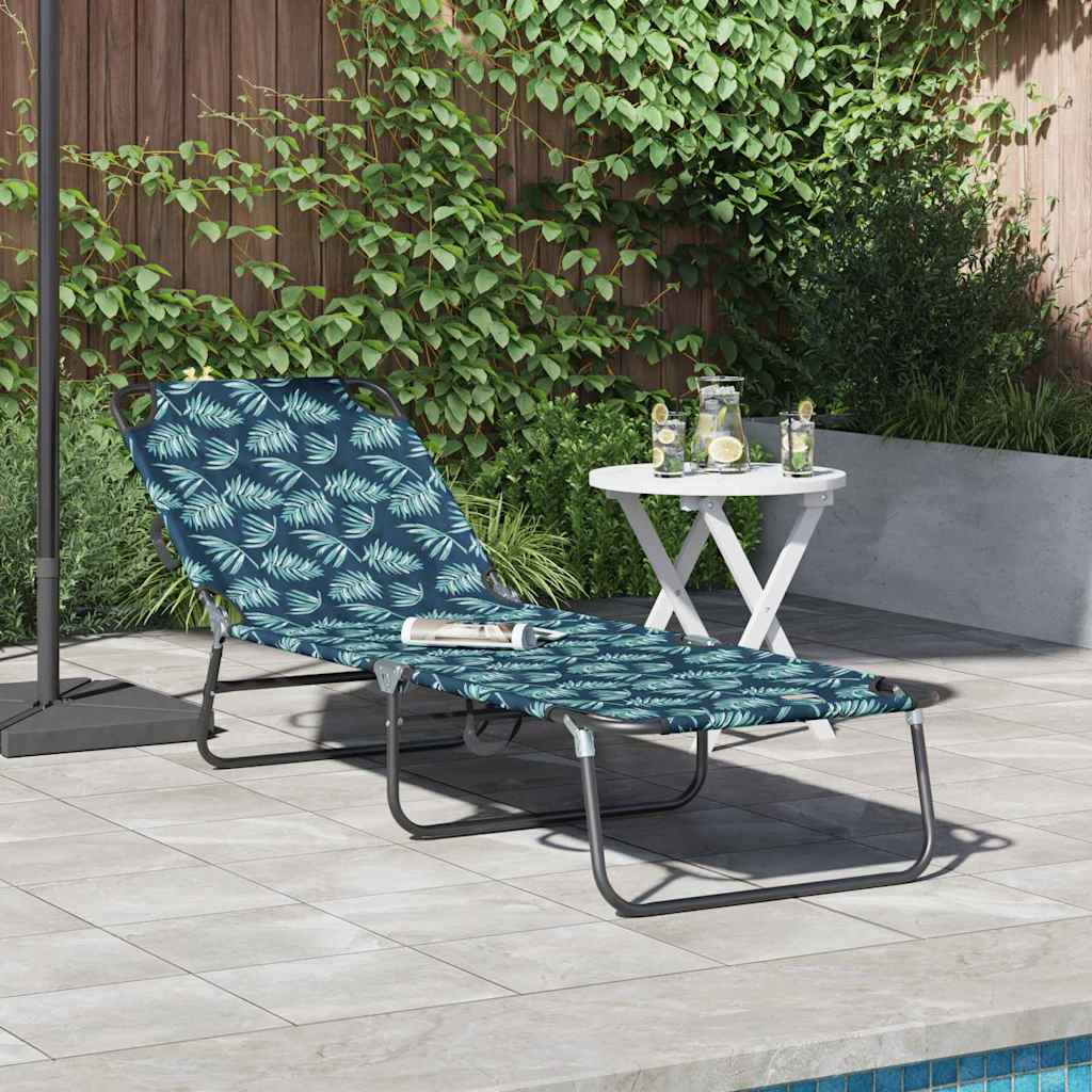 Opvouwbare zonnebed Multikleur 188 x 57 x 86,5 cm Polyester