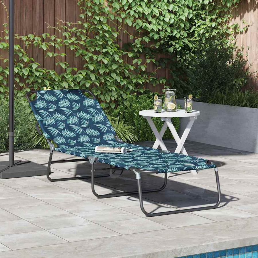 Opvouwbare zonnebed Multikleur 188 x 57 x 86,5 cm Polyester