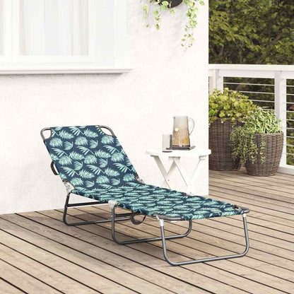 Opvouwbare zonnebed Multikleur 188 x 57 x 86,5 cm Polyester