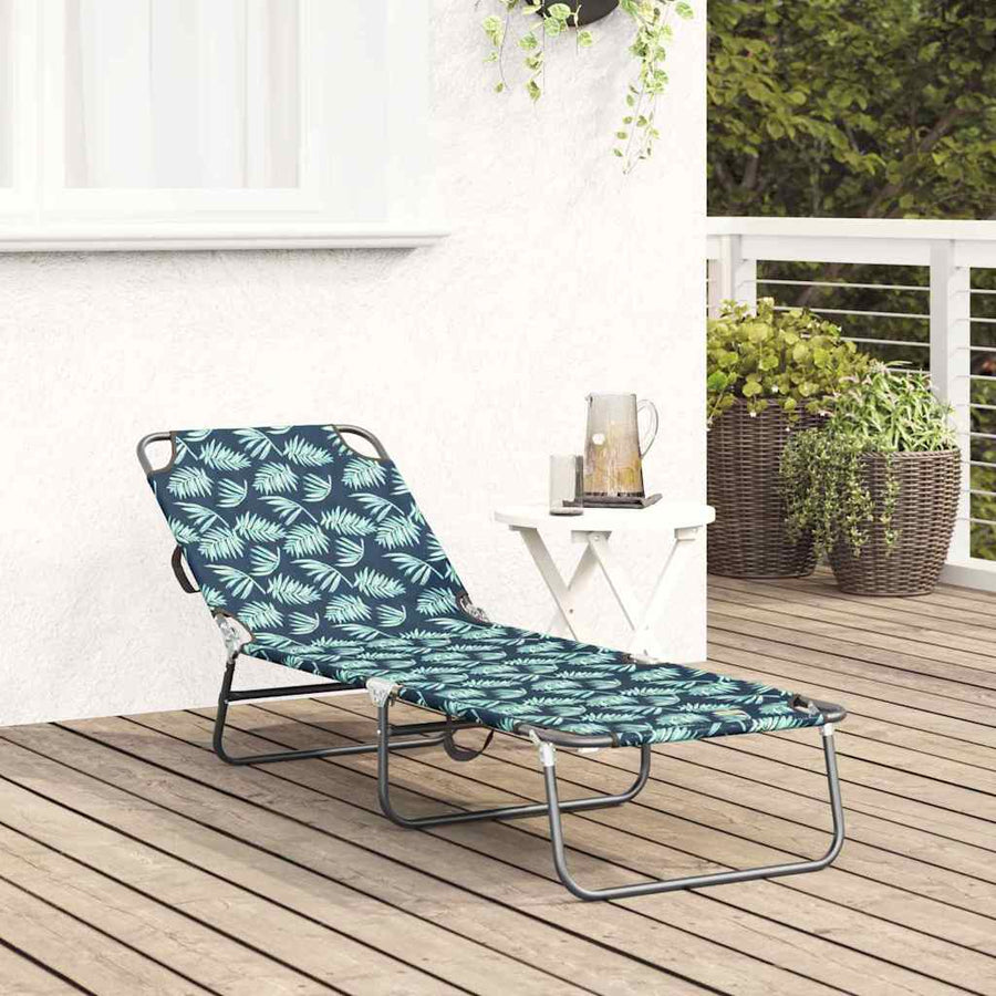 Opvouwbare zonnebed Multikleur 188 x 57 x 86,5 cm Polyester