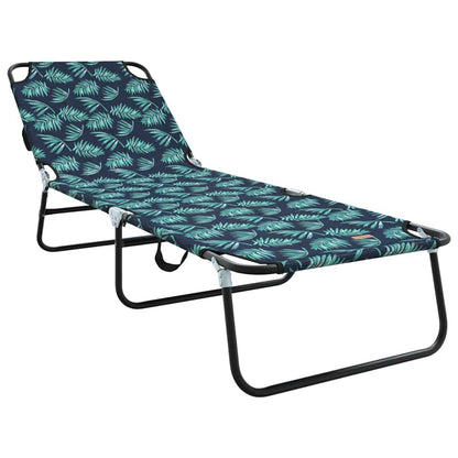 Opvouwbare zonnebed Multikleur 188 x 57 x 86,5 cm Polyester