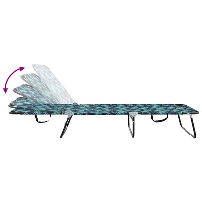 Opvouwbare zonnebed Multikleur 188 x 57 x 86,5 cm Polyester