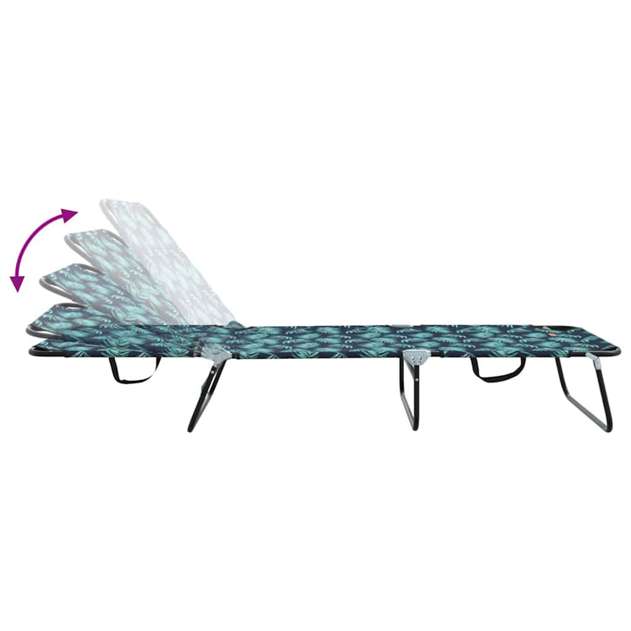 Opvouwbare zonnebed Multikleur 188 x 57 x 86,5 cm Polyester