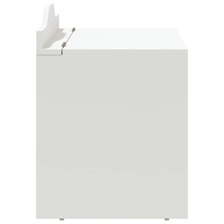 Doos met opslag en een krijtbord aan de voorkant ROROS Wit