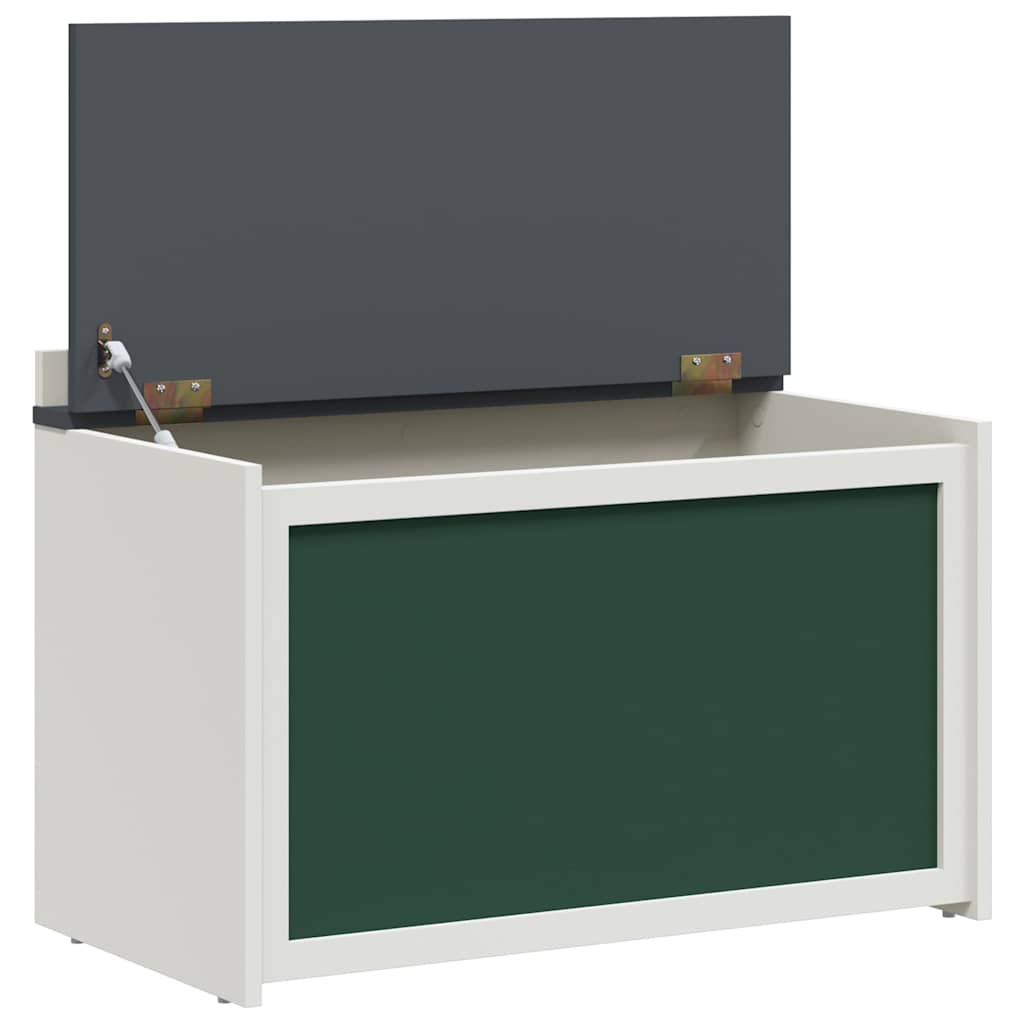 Doos met opslag en een krijtbord aan de voorkant ROROS