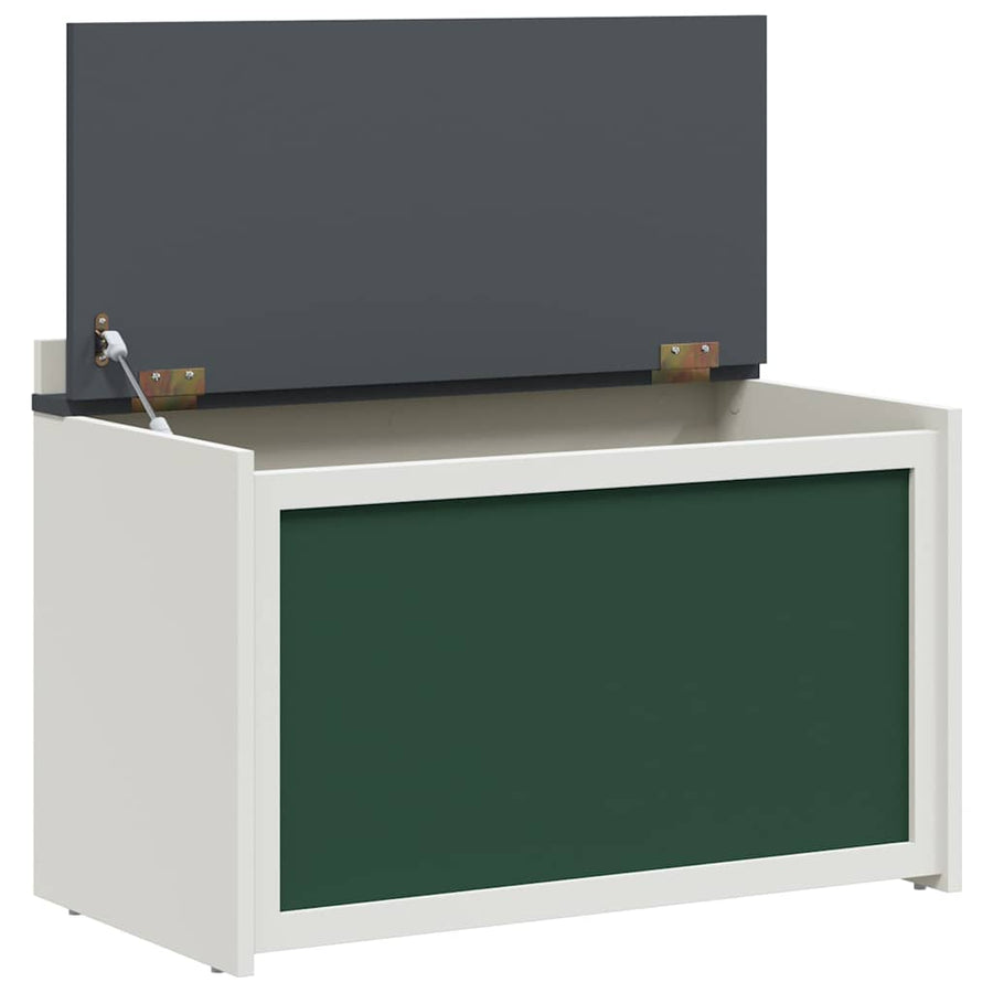 Doos met opslag en een krijtbord aan de voorkant ROROS