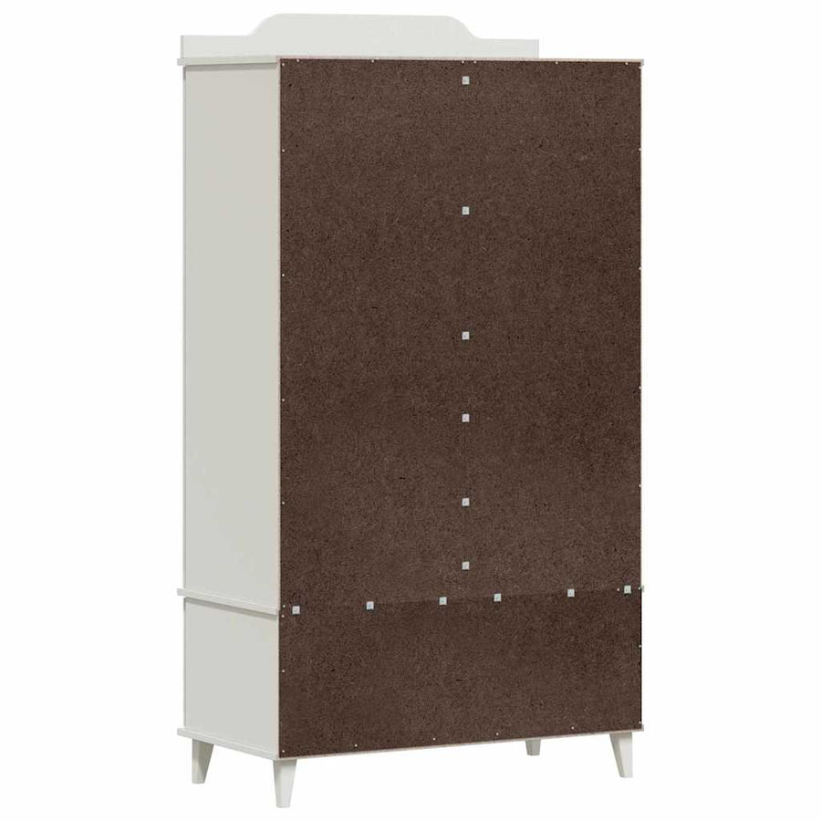 Krijtbord Kast met lade ROROS Wit 90 x 45 x 165 cm Bewerkt hout