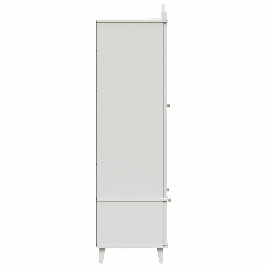Krijtbord Kast met lade ROROS Wit 90 x 45 x 165 cm Bewerkt hout