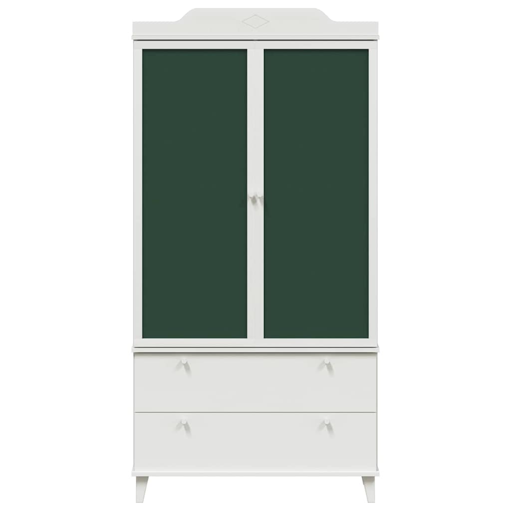 Krijtbord Kast met lade ROROS Wit 90 x 45 x 180 cm Bewerkt hout