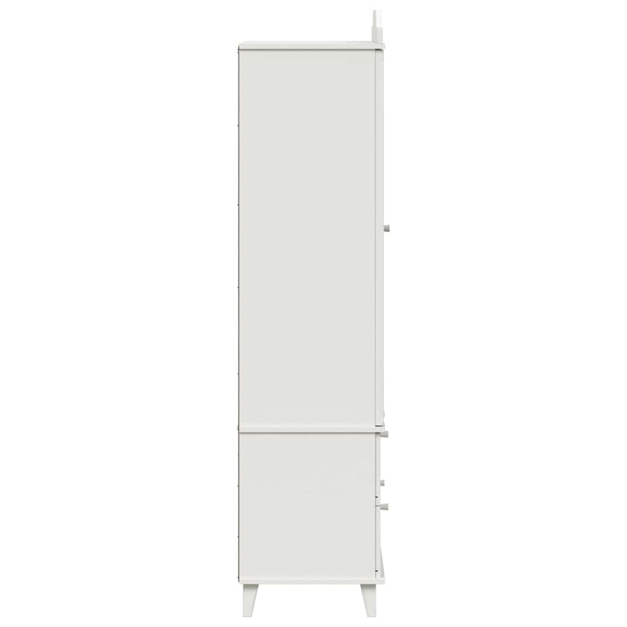 Krijtbord Kast met lade ROROS Wit 90 x 45 x 180 cm Bewerkt hout