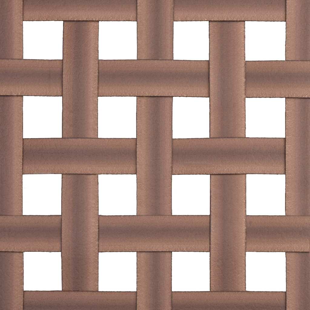 Tuinstoel 2 Pcs Bruin Poly Rattan 78 x 55,5 x 75,5 cm