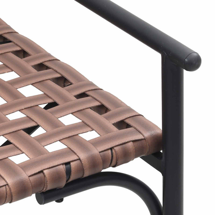 Tuinstoel Bruin 110,5 x 79 x 75,5 cm poly rattan