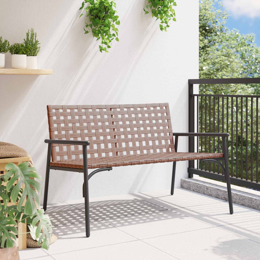 Tuinstoel Bruin 110,5 x 79 x 75,5 cm poly rattan