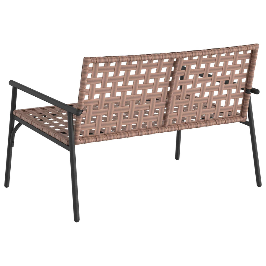 Tuinstoel Bruin 110,5 x 79 x 75,5 cm poly rattan