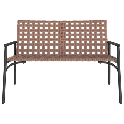 Tuinstoel Bruin 110,5 x 79 x 75,5 cm poly rattan