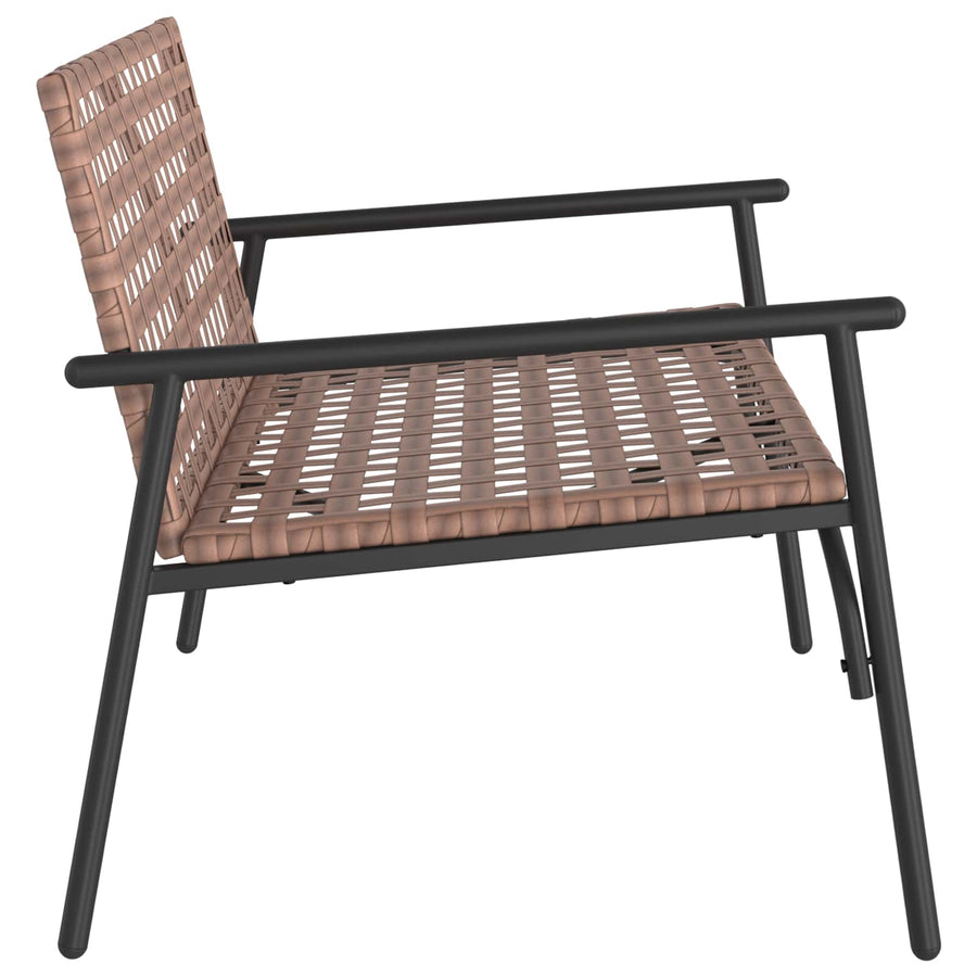 Tuinstoel Bruin 110,5 x 79 x 75,5 cm poly rattan