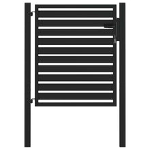 Tuinhek Afsluitbaar Aluminium Zwart 100 x 100 cm