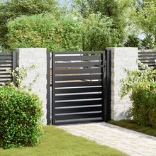 Tuinhek Afsluitbaar Aluminium Zwart 100 x 100 cm