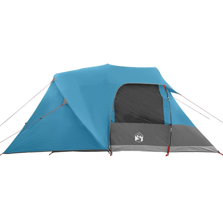 Koepeltent met dak met opslag Blauw 336 x 243 x 182 cm