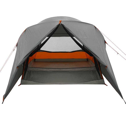 Koepeltent met dak Grijs en Oranje 337 x 243 x 182 cm