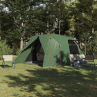6-Person Dome Tent with Roof and Storage Green 500 x 314 x 206 cm