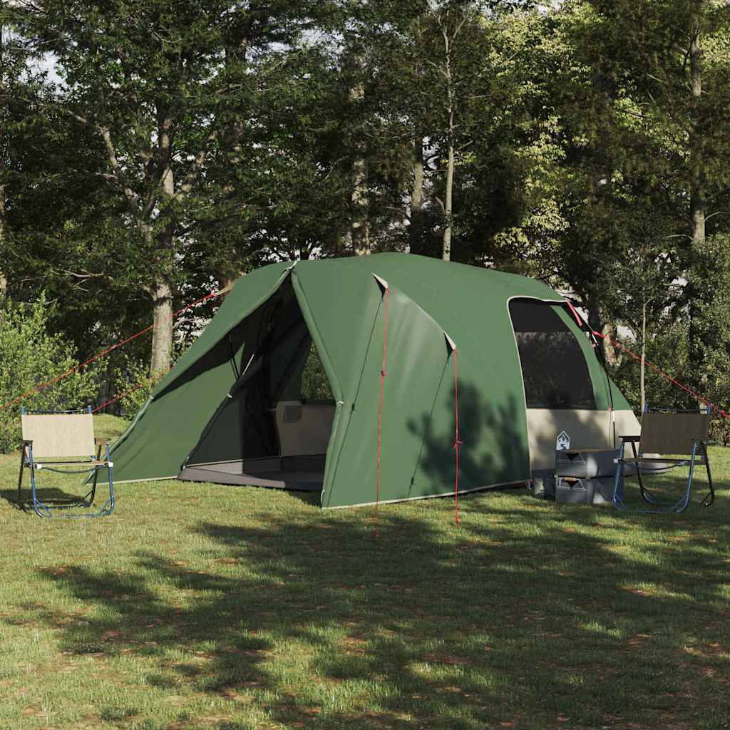 Koepeltent met dak met opslag Groen 396 x 304 x 193 cm