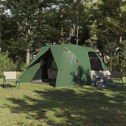Koepeltent met dak met opslag Groen 396 x 304 x 193 cm