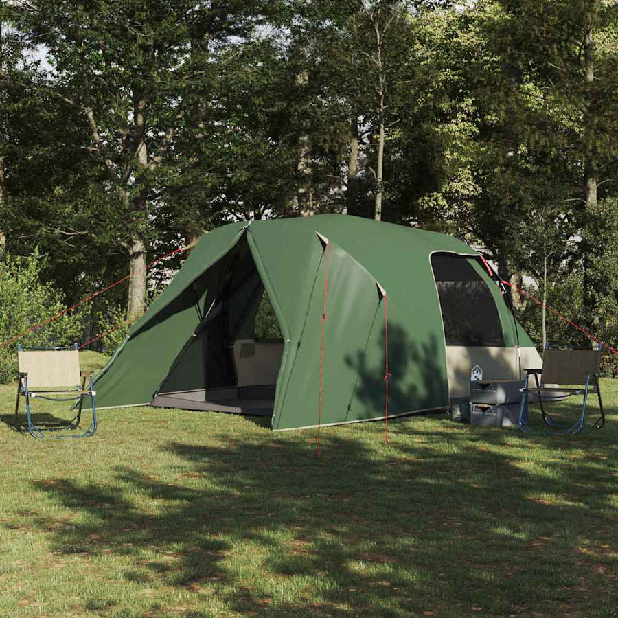 Koepeltent met dak met opslag Groen 396 x 304 x 193 cm