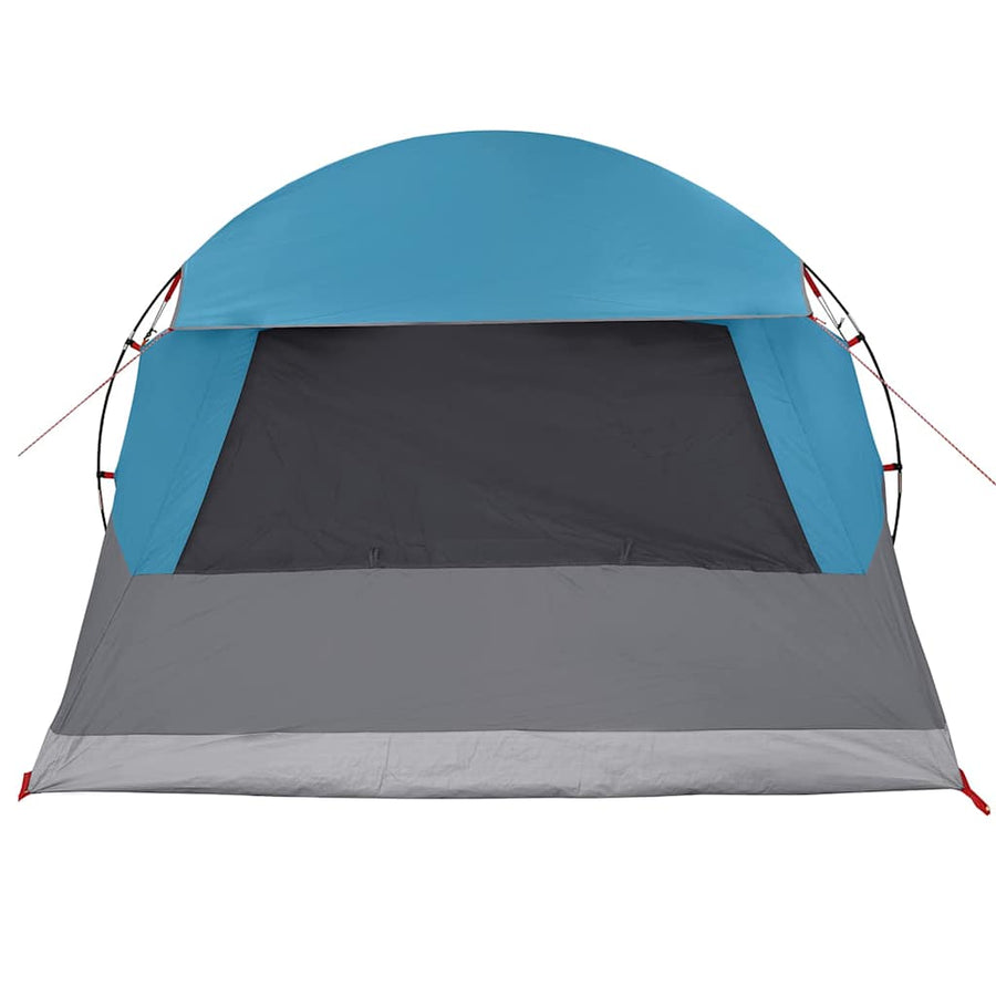 Koepeltent met dak met opslag Blauw 397 x 304 x 193 cm
