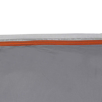 Caravan Tent met dak Grijs en Oranje 330 x 250 x 245 cm
