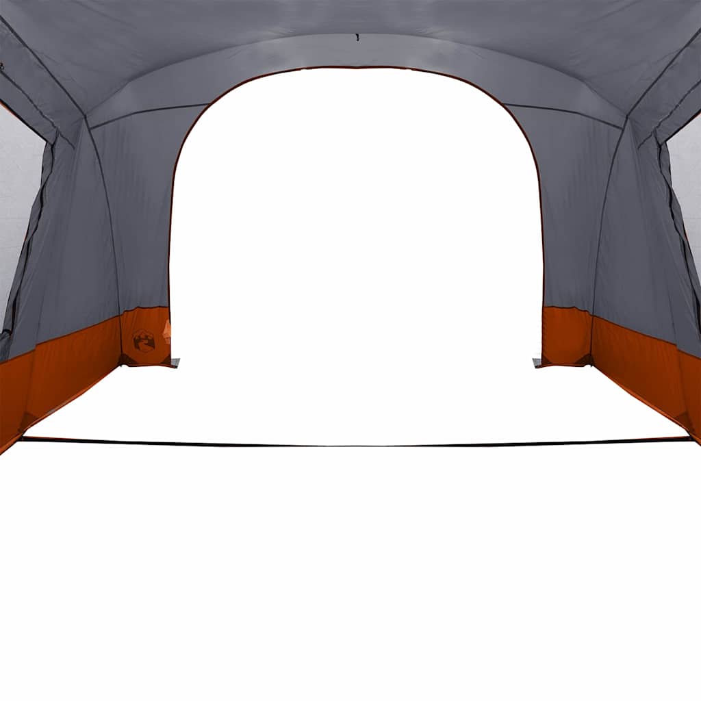 Caravan Tent met dak Grijs en Oranje 330 x 250 x 245 cm
