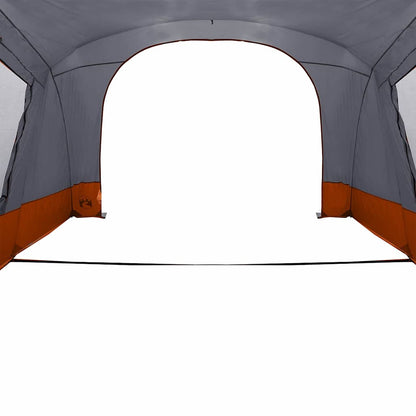 Caravan Tent met dak Grijs en Oranje 330 x 250 x 245 cm