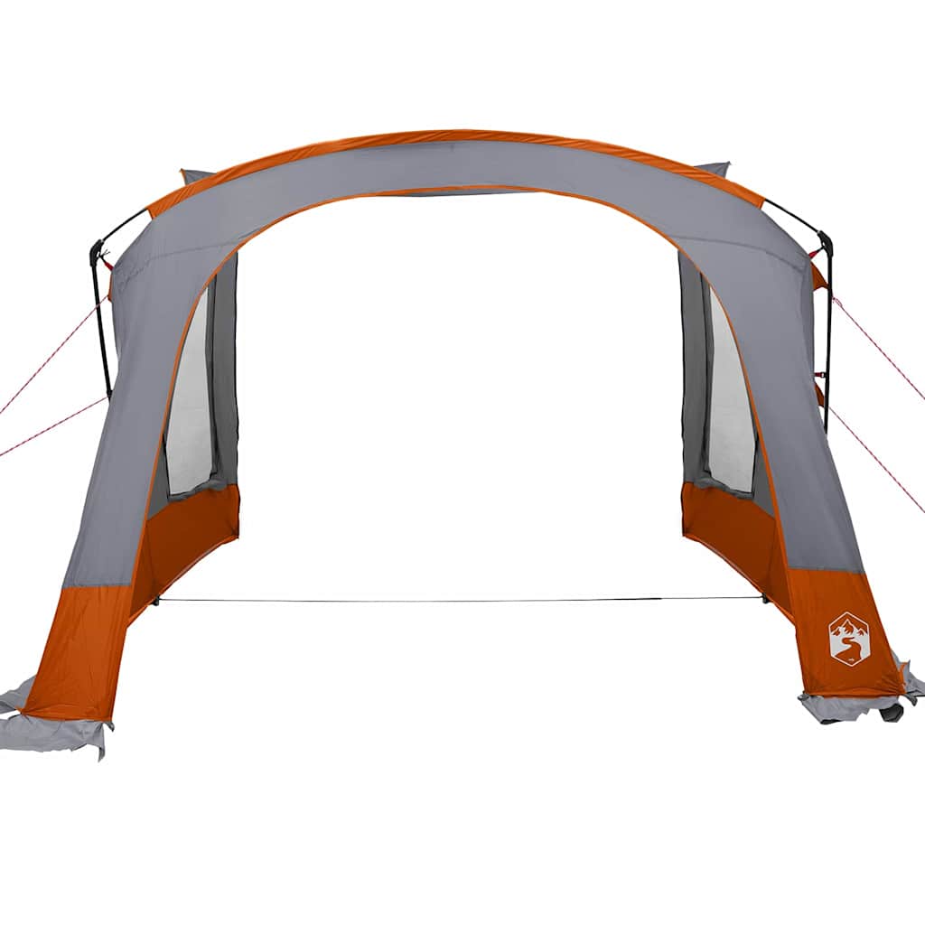 Caravan Tent met dak Grijs en Oranje 330 x 250 x 245 cm