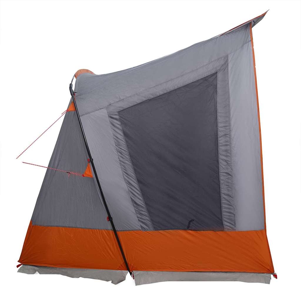 Caravan Tent met dak Grijs en Oranje 330 x 250 x 245 cm