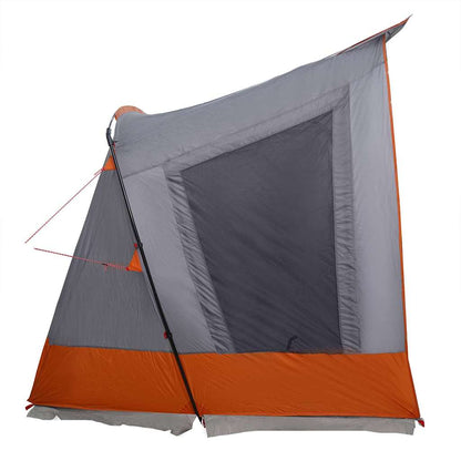 Caravan Tent met dak Grijs en Oranje 330 x 250 x 245 cm