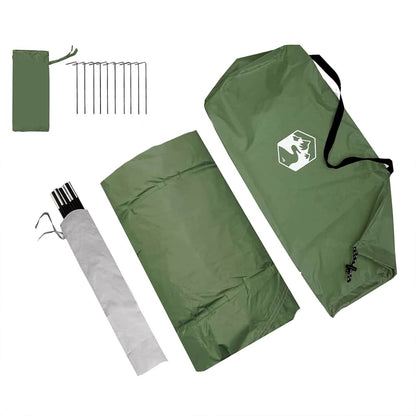 Caravan Tent met dak met opslag Groen 400 x 270 x 245 cm