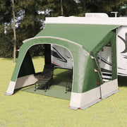 Caravan tent 5 personen groen 400x270x245 cm